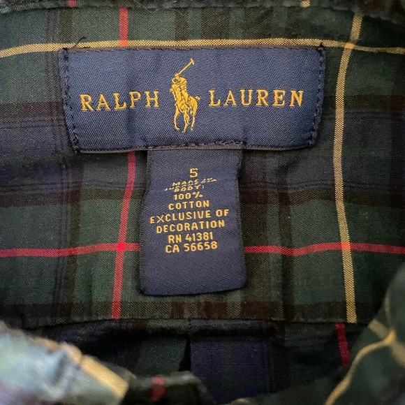 Title:
Ralph Lauren Boys’ Tartan Plaid Button-Down Shirt, Size 5 - Picture 3 of 7
